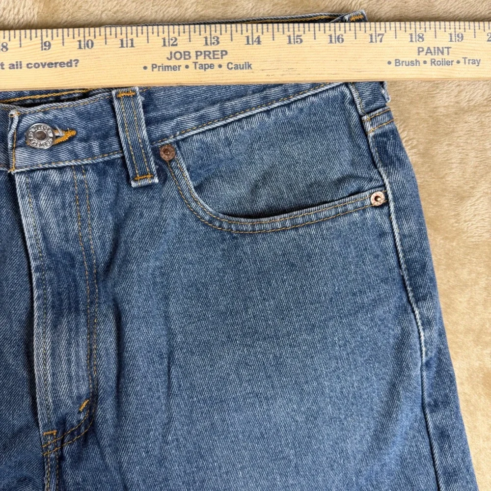 VTG Levis 505 Regular Fit Mens Jeans 34x32 Medium Wash Blue Straight Leg Denim